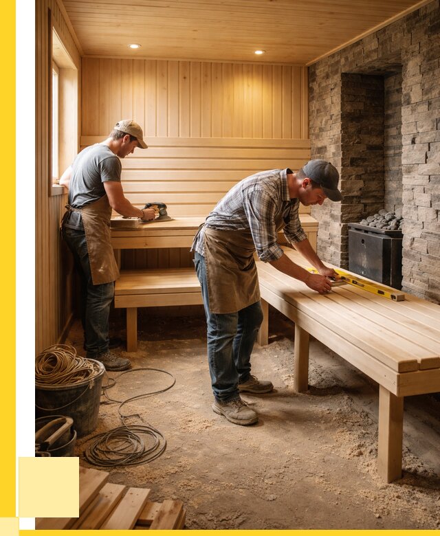 Отделка бани в Отрадном: внутренняя отделка от 3261 р. | ЭриданТрд