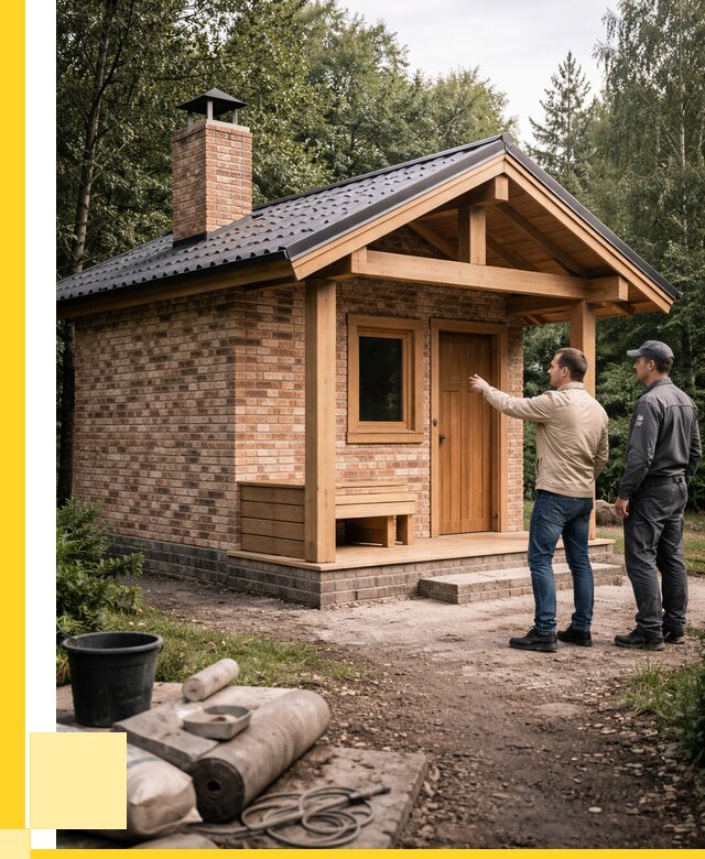 Кирпичные бани и печи в Отрадном от 380450 р. | ЭриданТрд