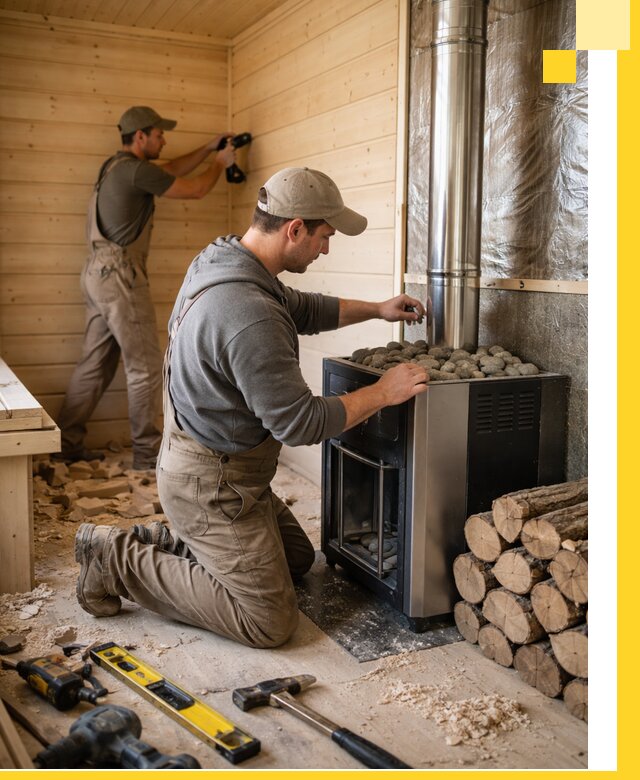 Строительство деревянных бань под ключ в Отрадном проекты и монтаж