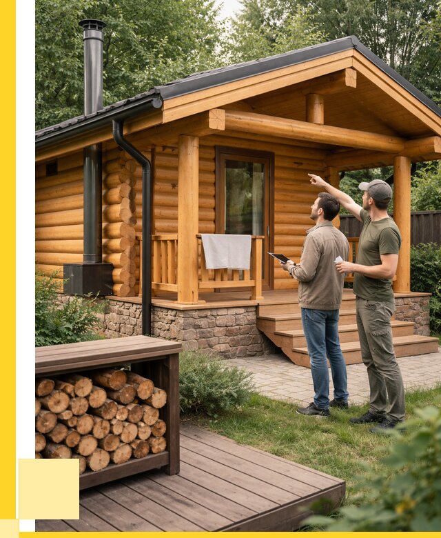 Бани для дачи под ключ в Отрадном от 271750 р. | ЭриданТрд