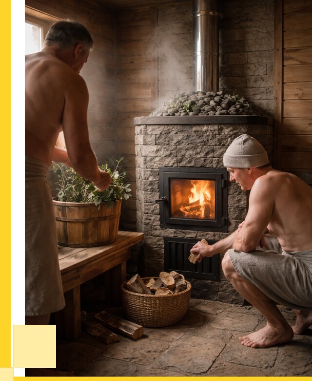 Банные печи под ключ в Отрадном от 48915 р. | ЭриданТрд кирпичная