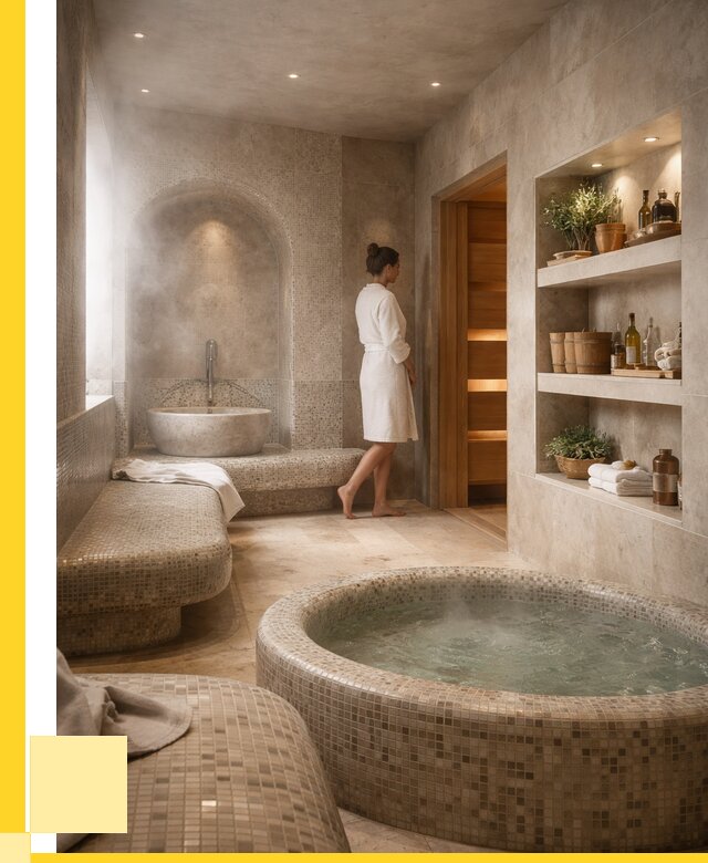 Строительство бани с хамамом в Отрадном от 815250 р. | ЭриданТрд