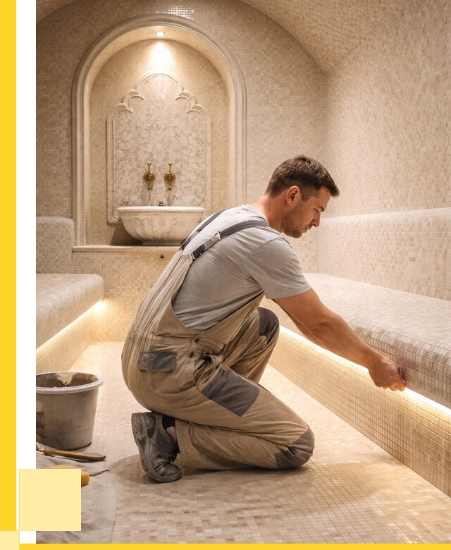 Отделка хамамов под ключ в Отрадном от 5979 р. | ЭриданТрд