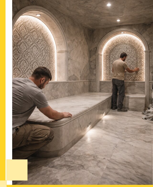 Турецкие бани под ключ в Отрадном от 271750 р. | ЭриданТрд