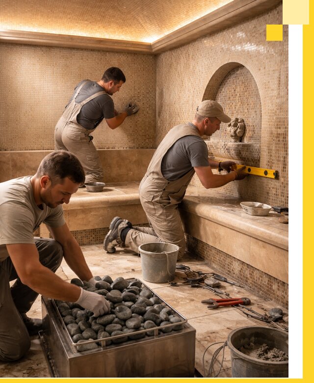 Проектирование и строительство хамама и сауны в Отрадном