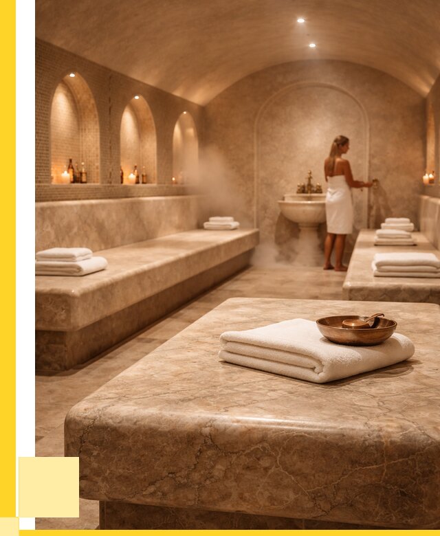 Лежаки для хамама в Отрадном под ключ от 38045 р. | ЭриданТрд