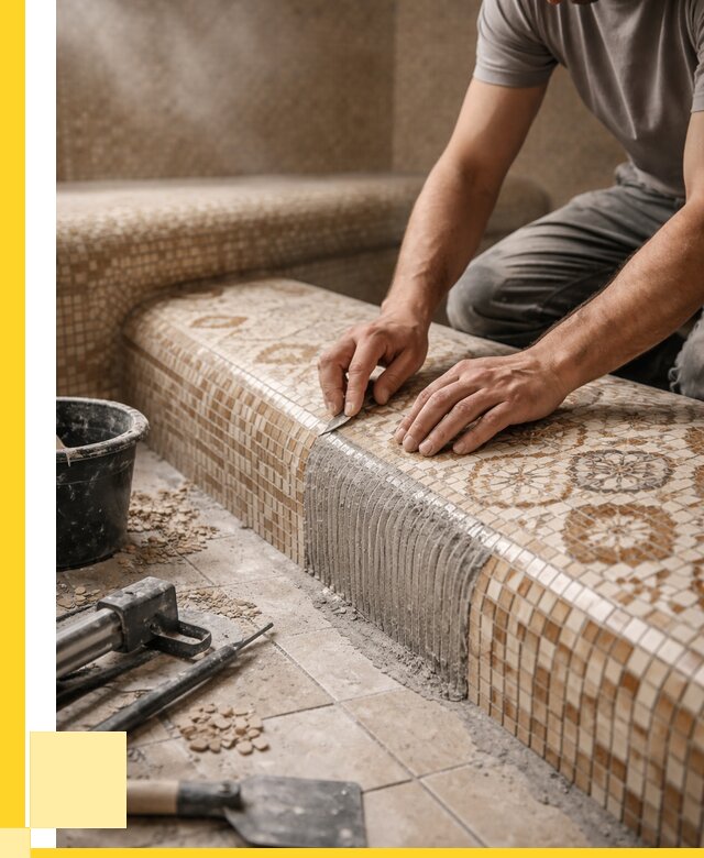 Плитка для хамама под ключ в Отрадном от 3805 р. | ЭриданТрд